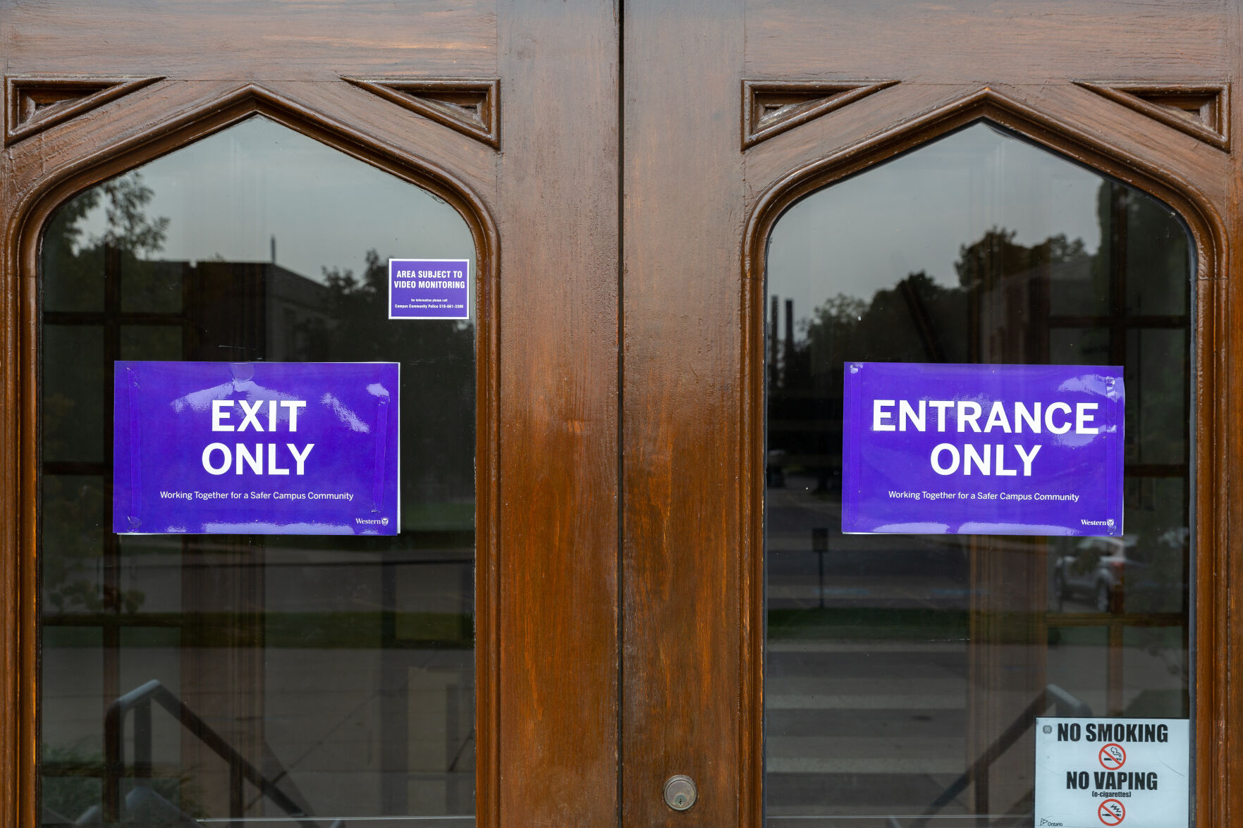 UC side door sign
